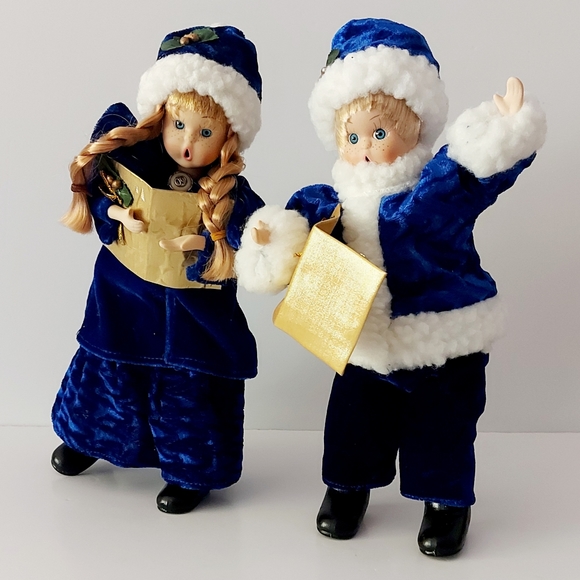 Christmas decorationCouple of little porcelain singers. - Picture 9 of 12